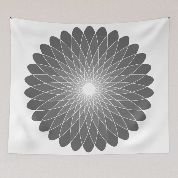 Item preview, Grey mandala designed and sold by adiosmillet.