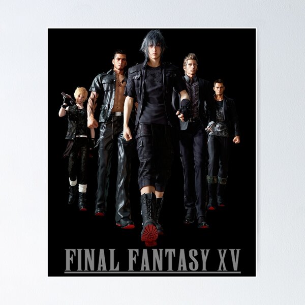 Vista previa del artículo con la obra «Final Fantasy XV - Edición negra», diseñado y vendido por Sasya.