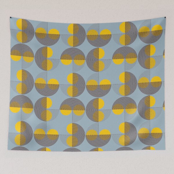 Item preview, Cycle pattern Art deco yellow designed and sold by Lefteris Betsis.