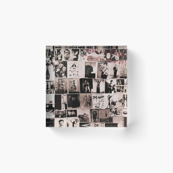 Classic 1960 London band Exile Acrylic Block