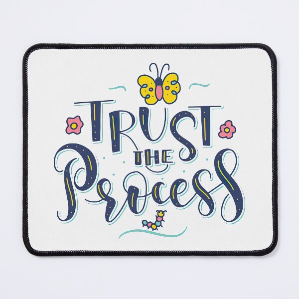 Item preview, Trust The Process, Bright colored letters, Positive Quote designed and sold by graphic-genie.