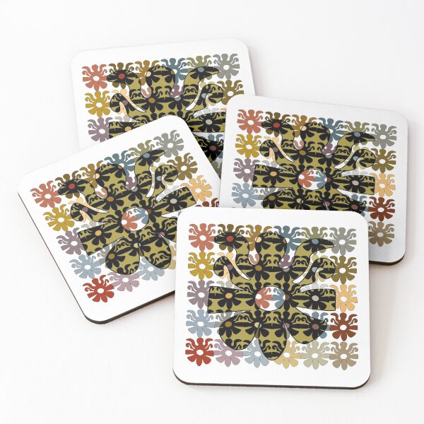 Item preview, Stylised Aztecs butterflies  "precolumbian 32" designed and sold by vincentbiollaz.