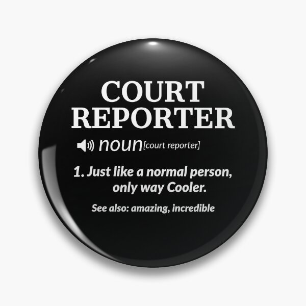 Item preview, Court Reporter Definition Gift designed and sold by AwesomeWorld1.