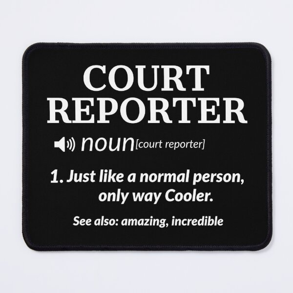 Item preview, Court Reporter Definition Gift designed and sold by AwesomeWorld1.
