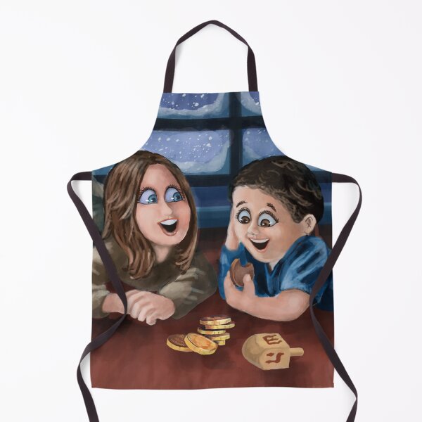 Item preview, Winter Kinder Hanukkah Dreidel designed and sold by TheArtCave.