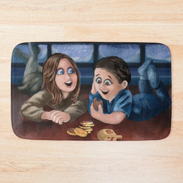 Item preview, Winter Kinder Hanukkah Dreidel designed and sold by TheArtCave.