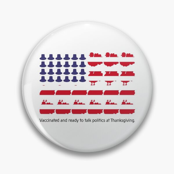 Item preview, Vaccinated and ready to talk politics at Thanksgiving designed and sold by taddd.