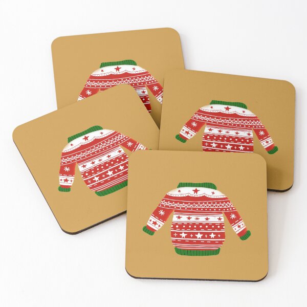 Item preview, Christmas Ugly sweater Gold designed and sold by susycosta.