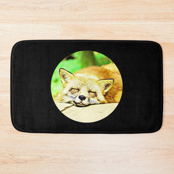 Item preview, Sleepy Fox Portrait designed and sold by RevolutionInPaint.