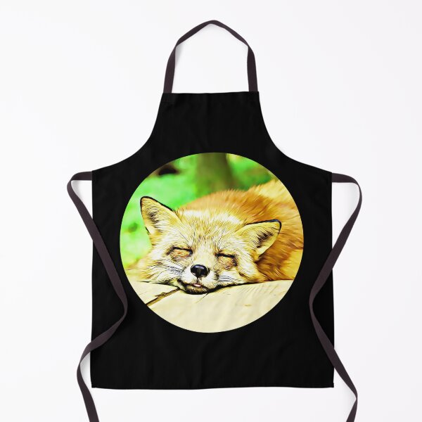 Item preview, Sleepy Fox Portrait designed and sold by RevolutionInPaint.