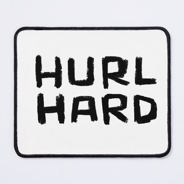 Item preview, Hurl Hard, Irish Sports, Hurling designed and sold by badlydrawnbabe.