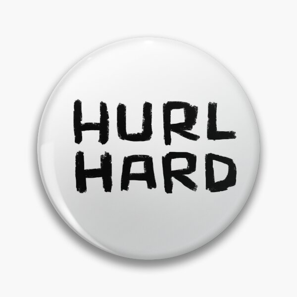 Item preview, Hurl Hard, Irish Sports, Hurling designed and sold by badlydrawnbabe.