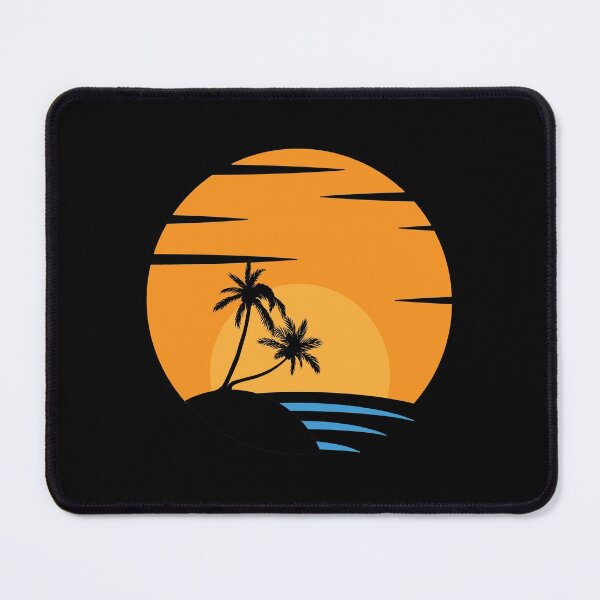 Item preview, Colorful Modern Sunset with Palm Trees  designed and sold by Scopestor.