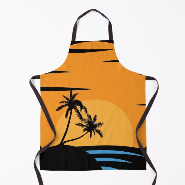 Item preview, Colorful Modern Sunset with Palm Trees  designed and sold by Scopestor.