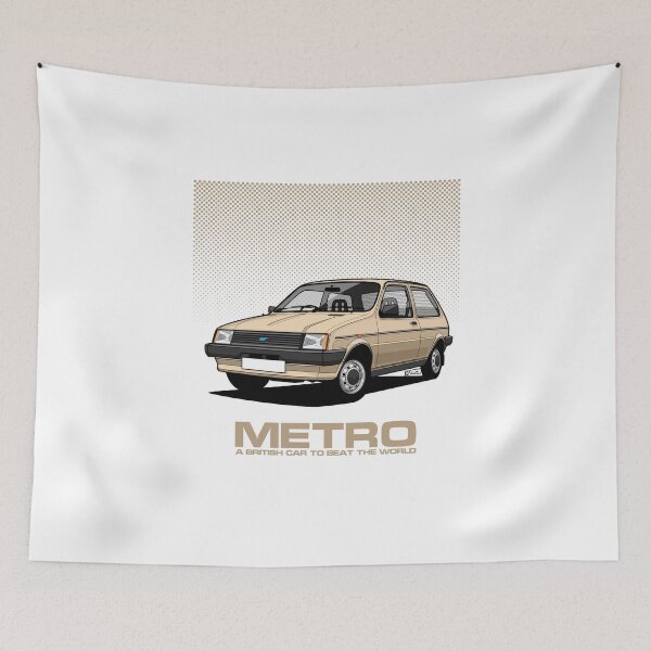 Item preview, Austin Metro Single Illustration - Gold designed and sold by RJWautographics.
