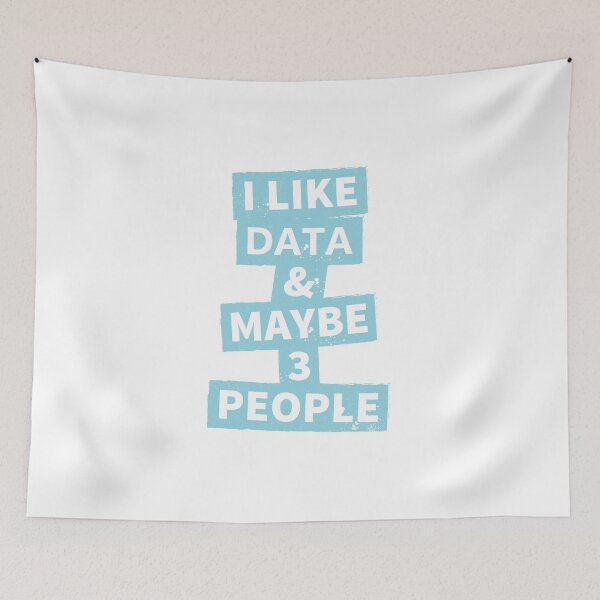 Item preview, I Like Data and Maybe 3 People designed and sold by Sky1I.