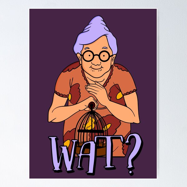 Item preview, Wat? Mrs. Roger's Neighborhood designed and sold by McPod.