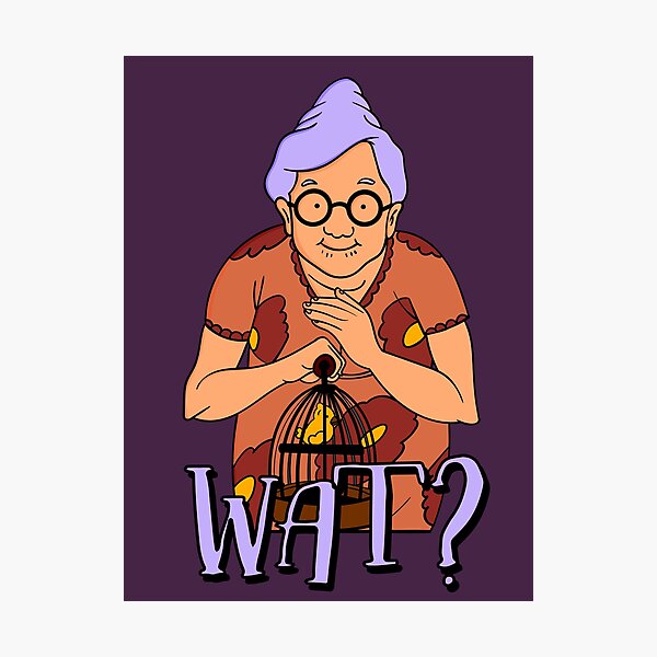 Item preview, Wat? Mrs. Roger's Neighborhood designed and sold by McPod.