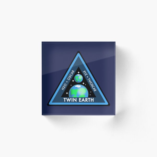 Twin Earth Acrylic Block
