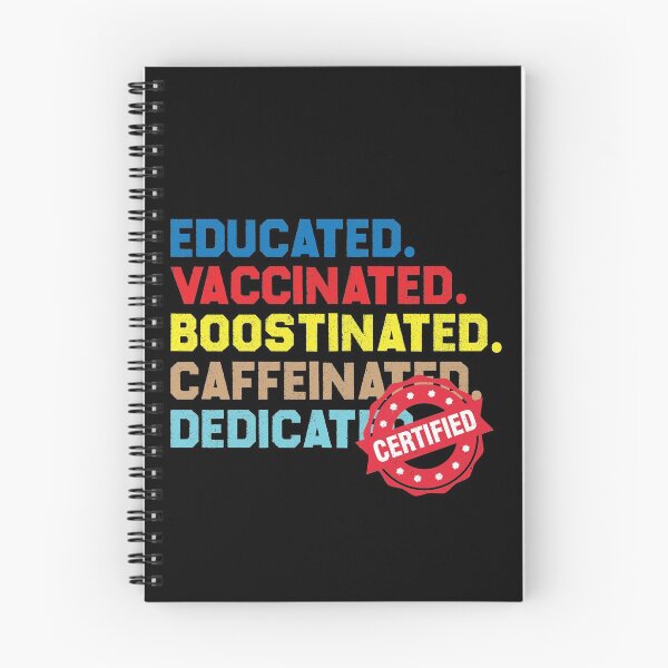 Item preview, Educated Vaccinated Caffeinated Dedicated Boostinated 2021 designed and sold by TheMattDesigns.
