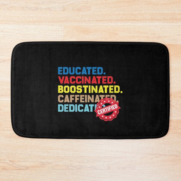 Item preview, Educated Vaccinated Caffeinated Dedicated Boostinated 2021 designed and sold by TheMattDesigns.