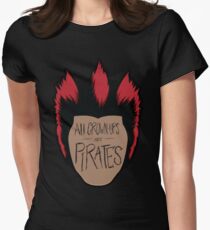 All Grown-Ups Women's Fitted T-Shirt