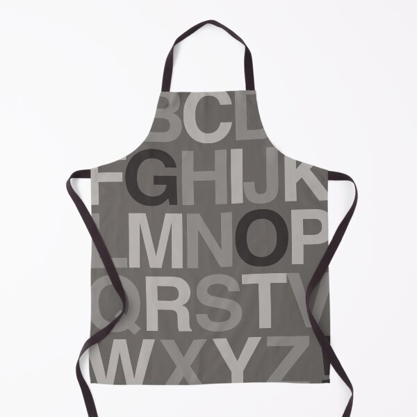Item preview, Dark gray alphabet designed and sold by Emi Yañez.