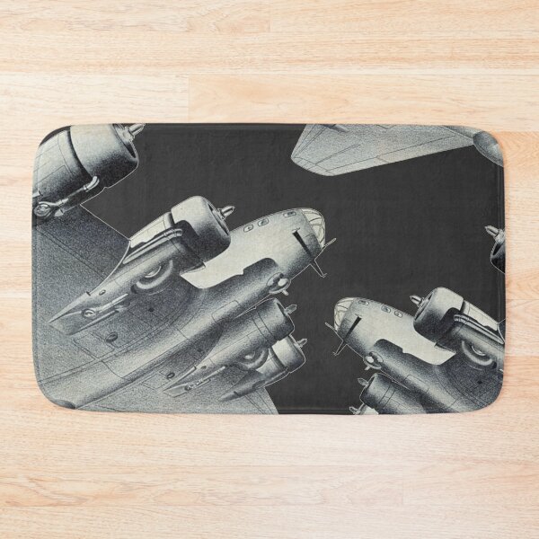 Item preview, Vintage Flying Fortress Bomber Half A Plane Illustration  designed and sold by TrulyEpoque.