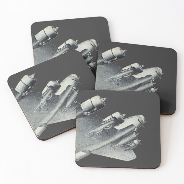 Item preview, Vintage Flying Fortress Bomber Half A Plane Illustration  designed and sold by TrulyEpoque.