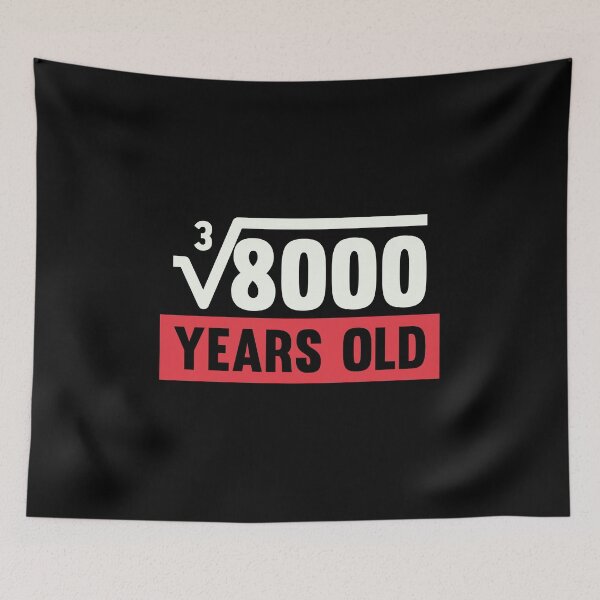 Item preview, Cube Root Of 8000 - 20 Years Old Birthday Gift  designed and sold by kindxinn.