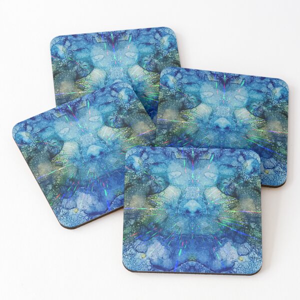 Item preview, Psychedelic Alcohol ink art, digitalized  designed and sold by Lauren McMillan.