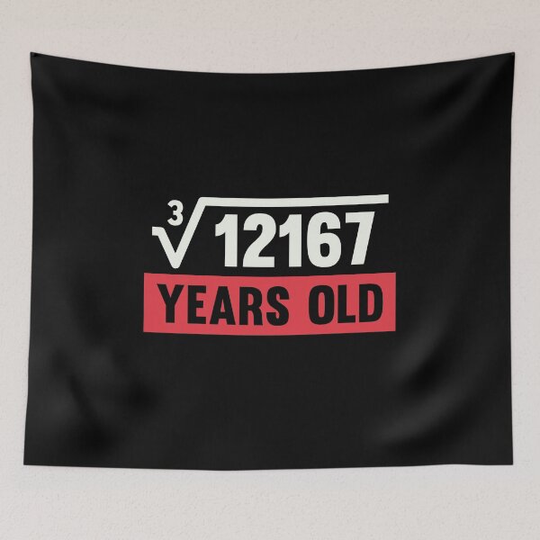Item preview, Cube Root Of 12167 - 23 Years Old Birthday Gift  designed and sold by kindxinn.