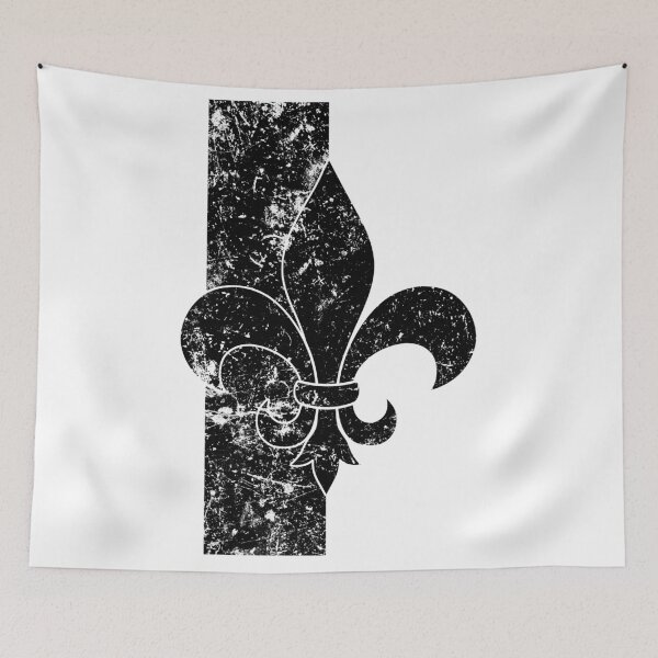 Item preview, Valorous Fleur De Lis designed and sold by SideQuest - Scribbled Chaos!.