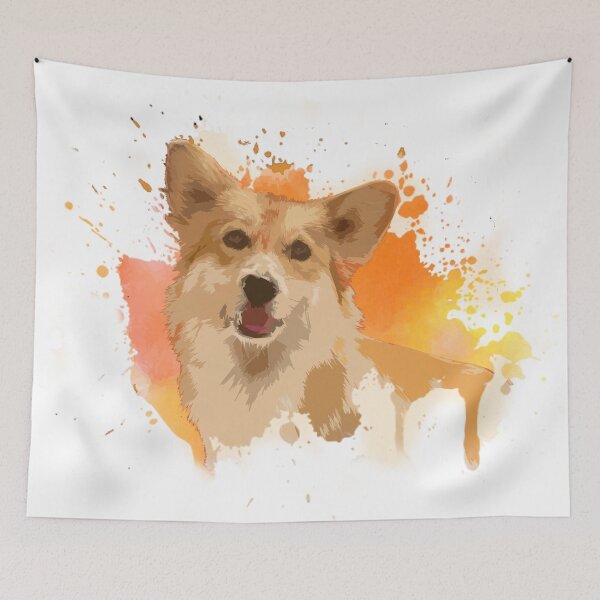 Item preview, WelshCorgi Painter cute puppy designed and sold by CoolFuture.