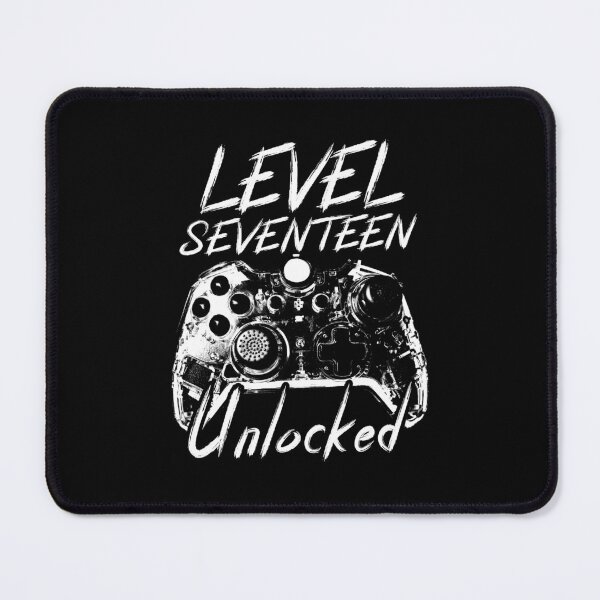 Item preview, 17 Years Old Gamer Level 17 Unlocked 17th Birthday designed and sold by TranscendFlow.