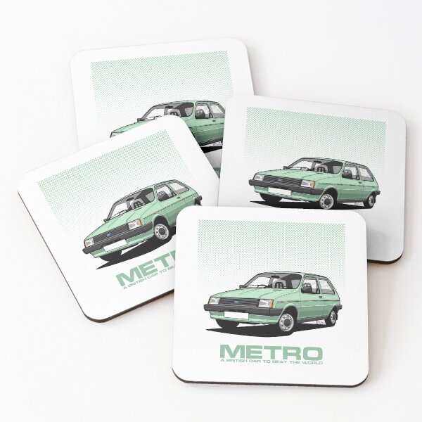 Item preview, Austin Metro Single Illustration - Mint Green designed and sold by RJWautographics.