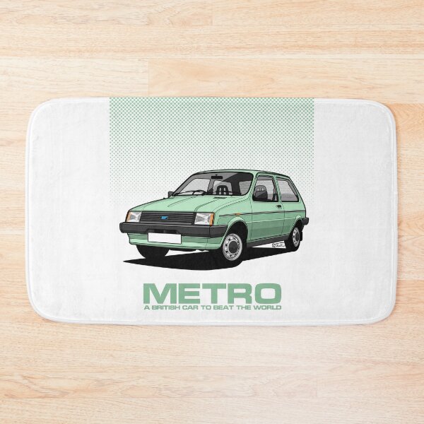 Item preview, Austin Metro Single Illustration - Mint Green designed and sold by RJWautographics.