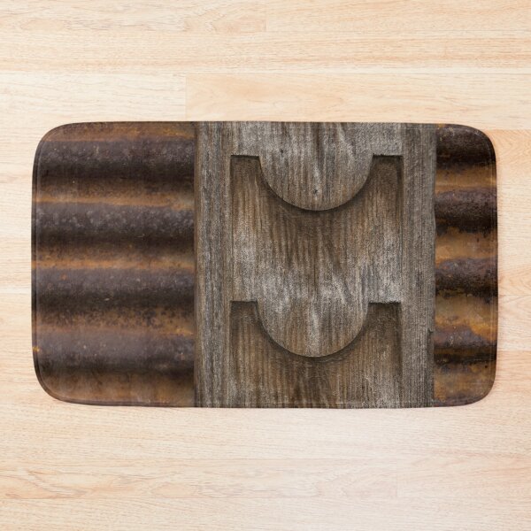 Item preview, Harmonious Interplay - Rusty Metal Corduroy and Weathered Wood  designed and sold by Georgia Mizuleva.