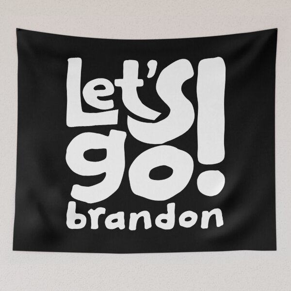 Item preview, Lets Go Brandon Meme- White Text designed and sold by Whimsical  Thinker.
