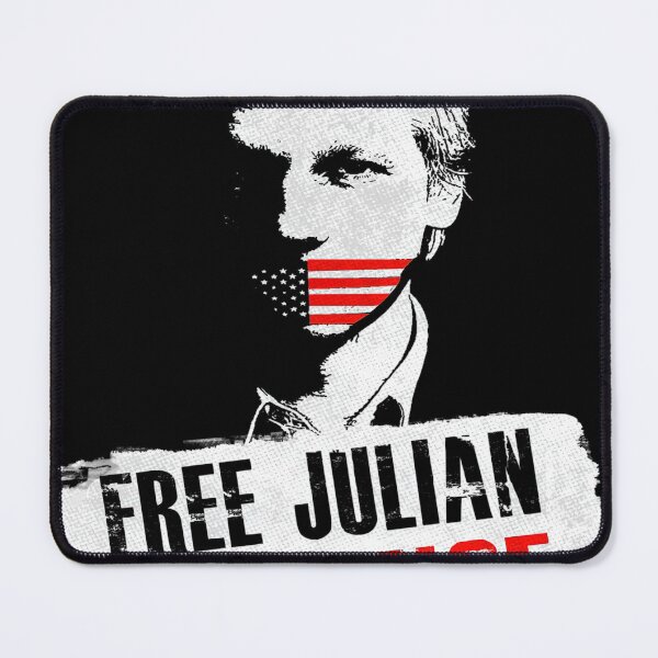 Item preview, Free Julian Assange  designed and sold by dolphinpedlar.