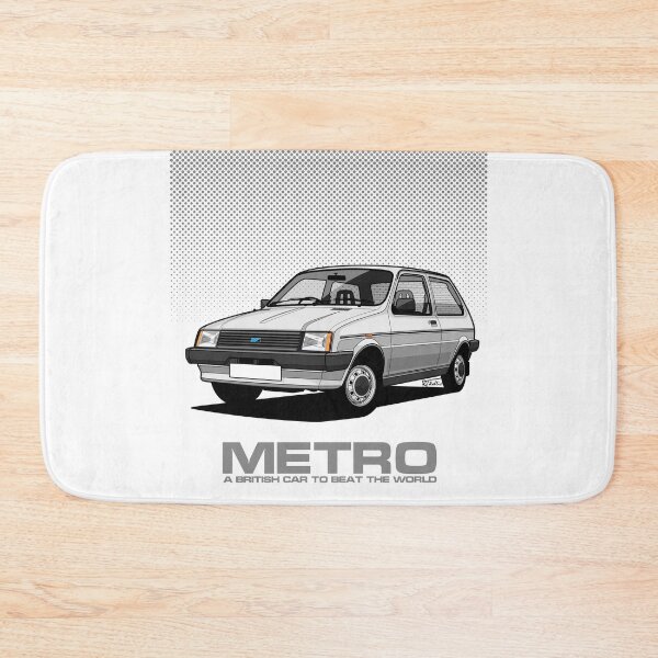 Item preview, Austin Metro Single Illustration - Silver designed and sold by RJWautographics.