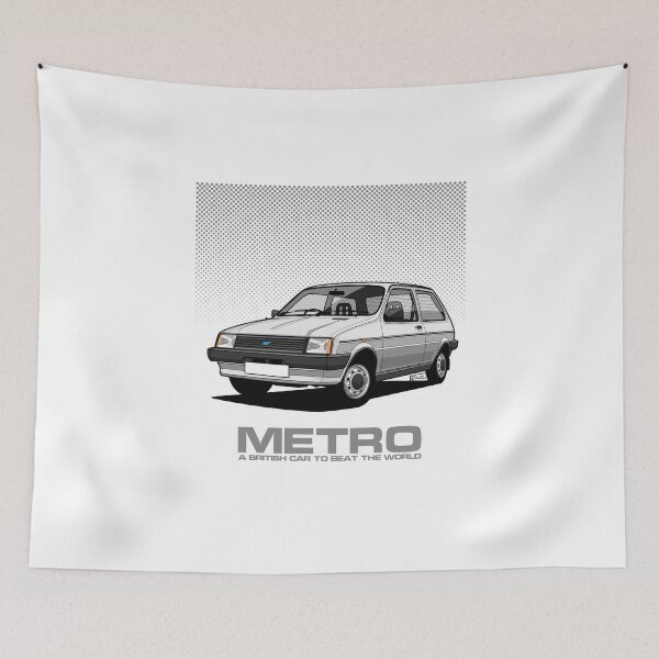 Item preview, Austin Metro Single Illustration - Silver designed and sold by RJWautographics.