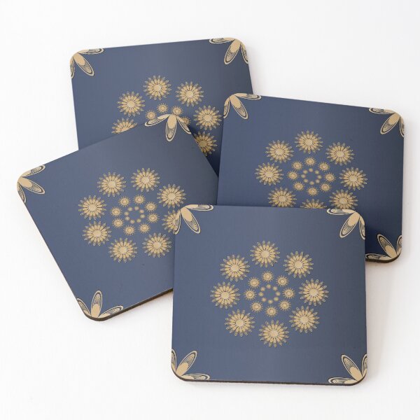 Item preview, Golden abstract Mandal ornate pattern for background, invitation cards and templates. designed and sold by ikshvaku.