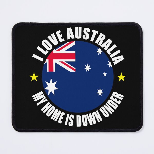 Item preview, I Love Australia - My Home Is Down Under designed and sold by TeesForTheWorld.
