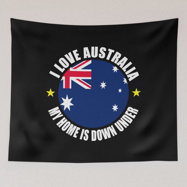 Item preview, I Love Australia - My Home Is Down Under designed and sold by TeesForTheWorld.