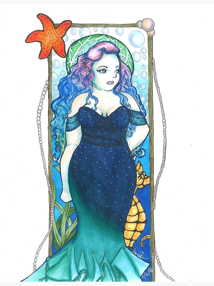 Art Nouveau Mermaid by armcklveen