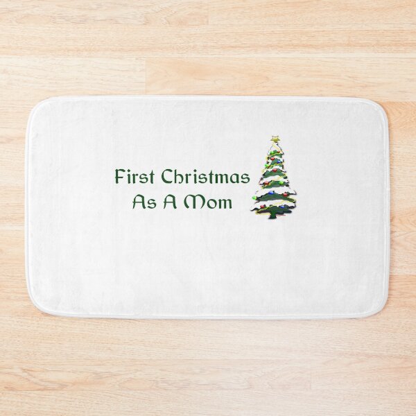 Item preview, First Christmas As A Mom , Funny Christmas New Mommyift for Friend, Coffee Before Talkie designed and sold by Soukainadesign.