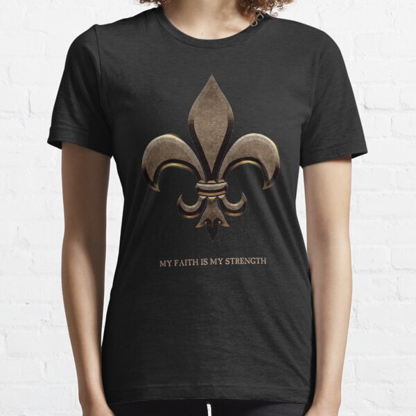 Item preview, Fleur De Lis My Faith is My Strength designed and sold by Chaos Forge.