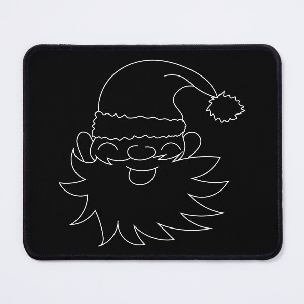 Item preview, Happy santa claus contour drawing white designed and sold by CutieBlue.