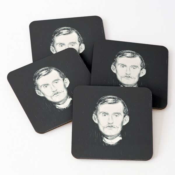 Item preview, Edvard Munch "Self-Portrait with Skeleton Arm" designed and sold by lava-girl.